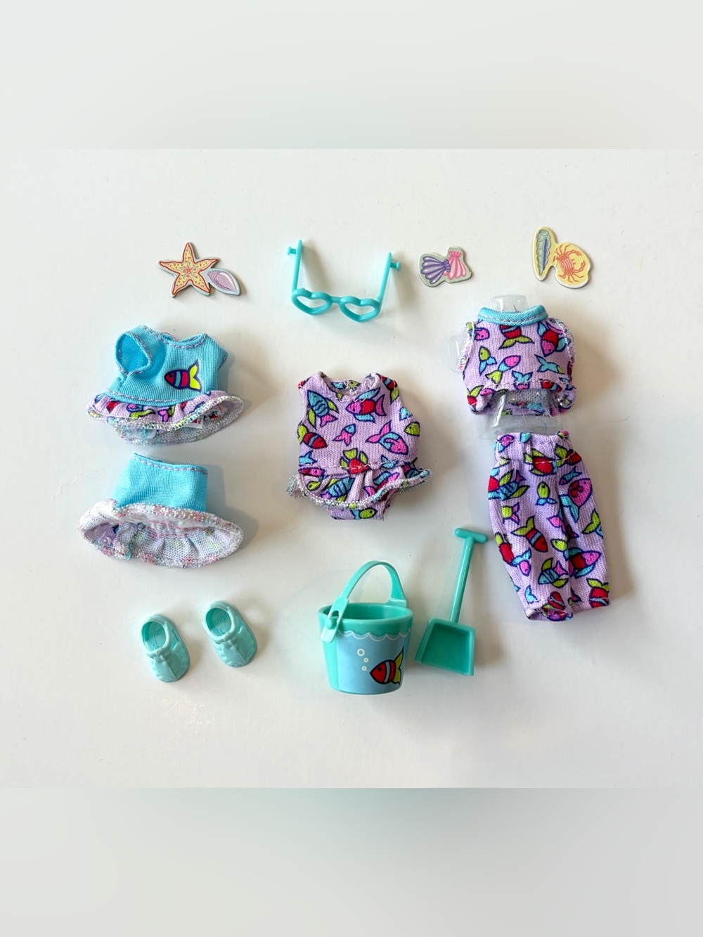 Barbie Kelly Beach Fashion Fun doll clothes